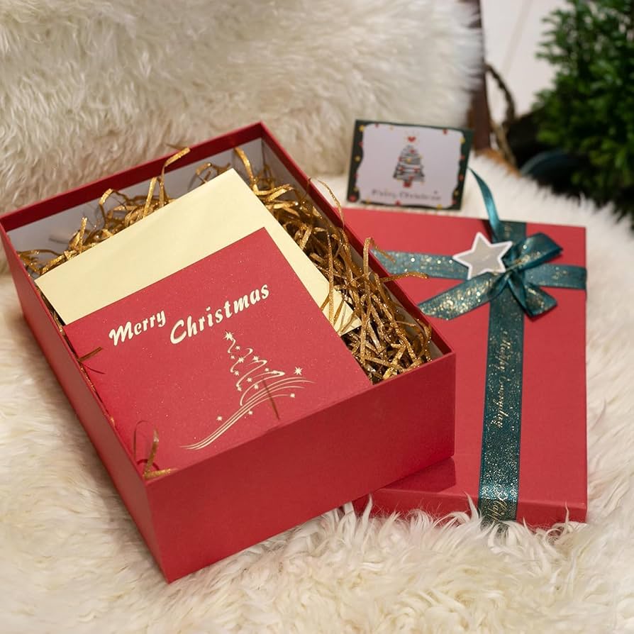 クリスマスギフトボックス2点 Amazon.co.jp: クリスマス 赤いギフトボックスギフトボックス